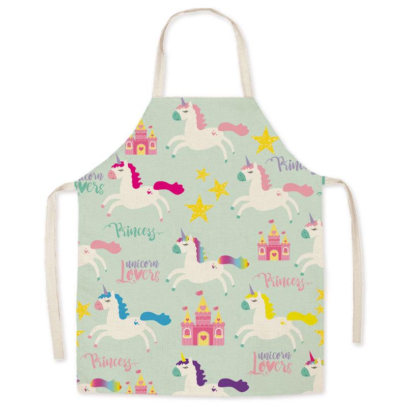 Apron with Logo for Supermarkets, Kitchens, and Milk Tea Shops