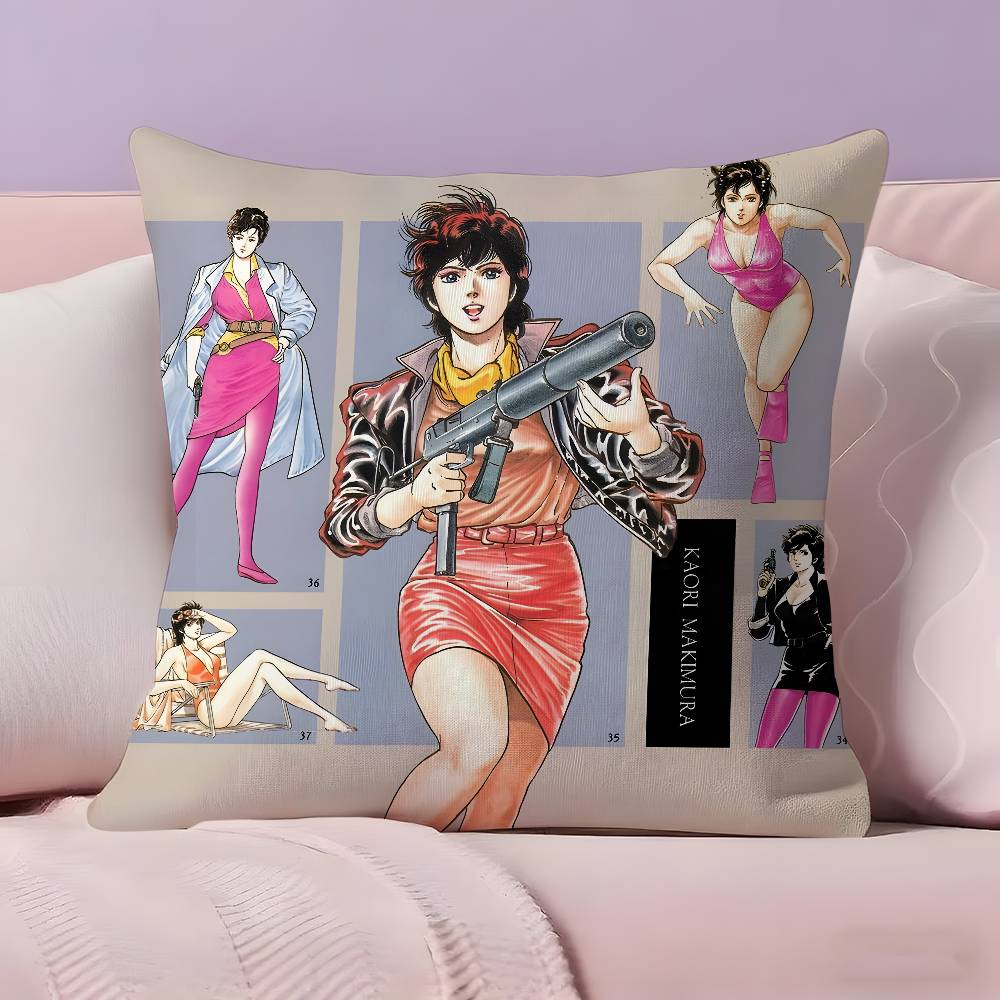 C-City Hunter P-Private Eyes Pillow Case Pillowcase Ultra Soft Skin Friendly Fabric Cloud Like Comfort & Concealed Zipper