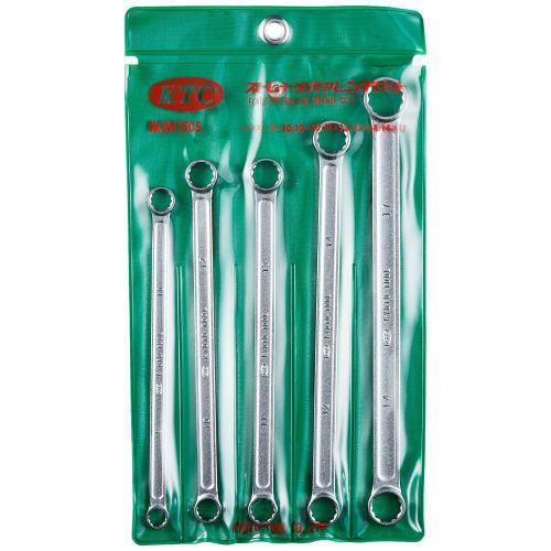 Kyoto Machinery Tools (KTC) Straight Long Box Wrench Set of 5 M1505