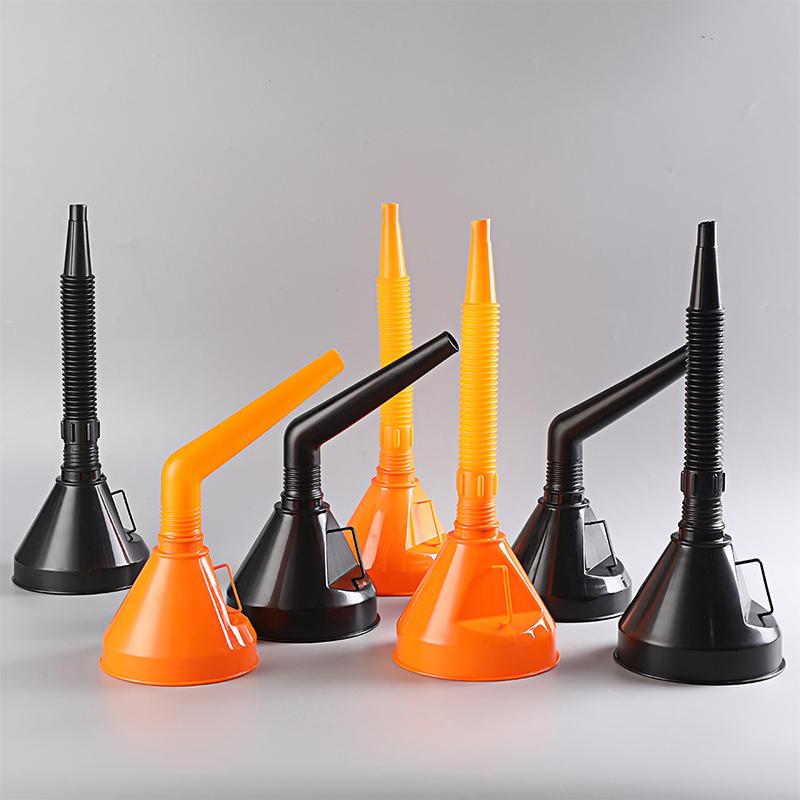 Kunststofftrichter-Set für die Automobilindustrie, Weithals, für Kraftstoff und Öl, Mehrzweck, Flexibel, Rechtwinklig, für Kühlmittel und Motoröl