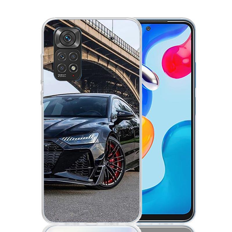 Super Car For A-Audis R-S Sport Phone Case For Xiaomi Redmi Note 15 14 13 12S 12 Pro Plus 11S 11E 11 11T 10S 10 Art Soft Pattern