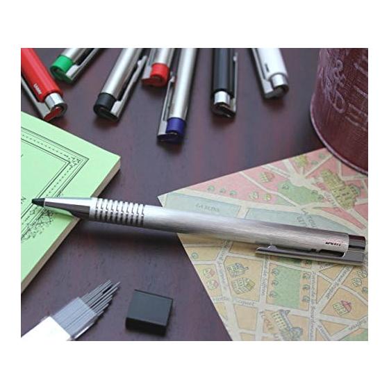 LAMY Logo Stainless Steel Mechanical Pencil, Fine Point 0.5mm (L106)