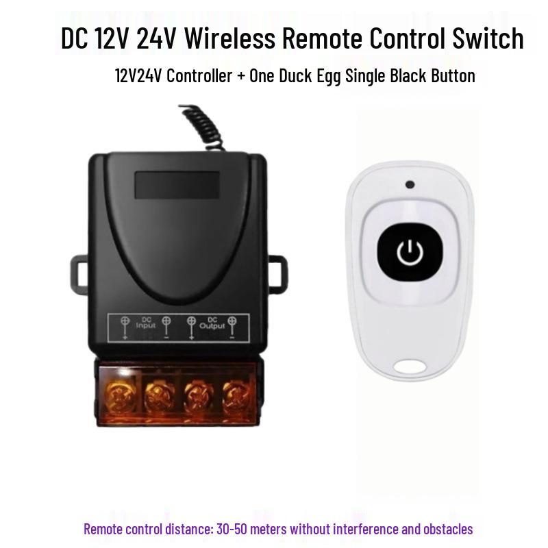 Multi-Voltage Wireless Remote Control Switch for Water Pumps and Electric Vehicle Lighting