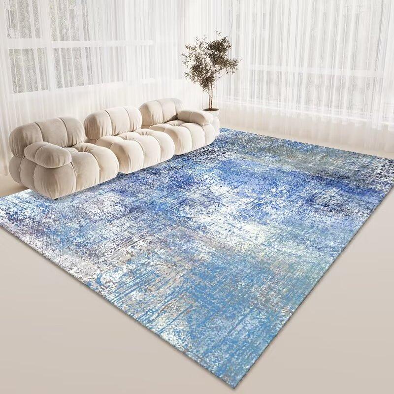 Simple Crystal Velvet Carpet, Living Room Sand And Coffee Table Carpet, Large Area Of Floor Mats Next To The Bedroom Bed