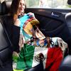 1pc Mexican Culture Celebration Flannel Blanket Soft Warm Throw Blanket for Bedroom Living Room Bed Travel Camping Picnic Gift. MT71501118