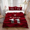 3Pcs Salah'S Liverpool Jersey Bedding Sets For All Sizes New 3D Printed Bed Cover Comforter Duvet Cover Pillowcase Bedroom Decoration