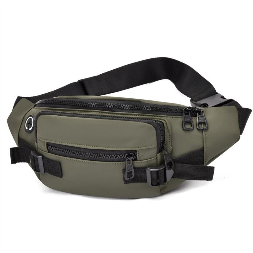 Casual Oxford Cloth Men Waist Pack Sling Large Capacity Chest Bag Wear Resistant Single Shoulder Fanny Pack Climb