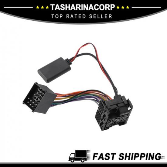 Piece of 1 Stereo Radio Harness fit for BMW E46 3 Series Bluetooth AUX Adapter