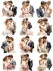 12Pcs/Pack Wedding Bride Sticker DIY Craft Scrapbooking Album Junk Journal Decorative Stickers