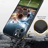 CJ55 Football Soccer Soft Shell Phone Case for Samsung Galaxy S20 S21 S22 Ultra FE + Plus A21S A22 A24 A25 A26 A30 A30S A31