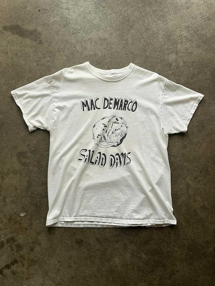 Новая редкая мужская/женская футболка Mac DeMarco Salad Days белая S-5XL Унисекс футболка AA207 M