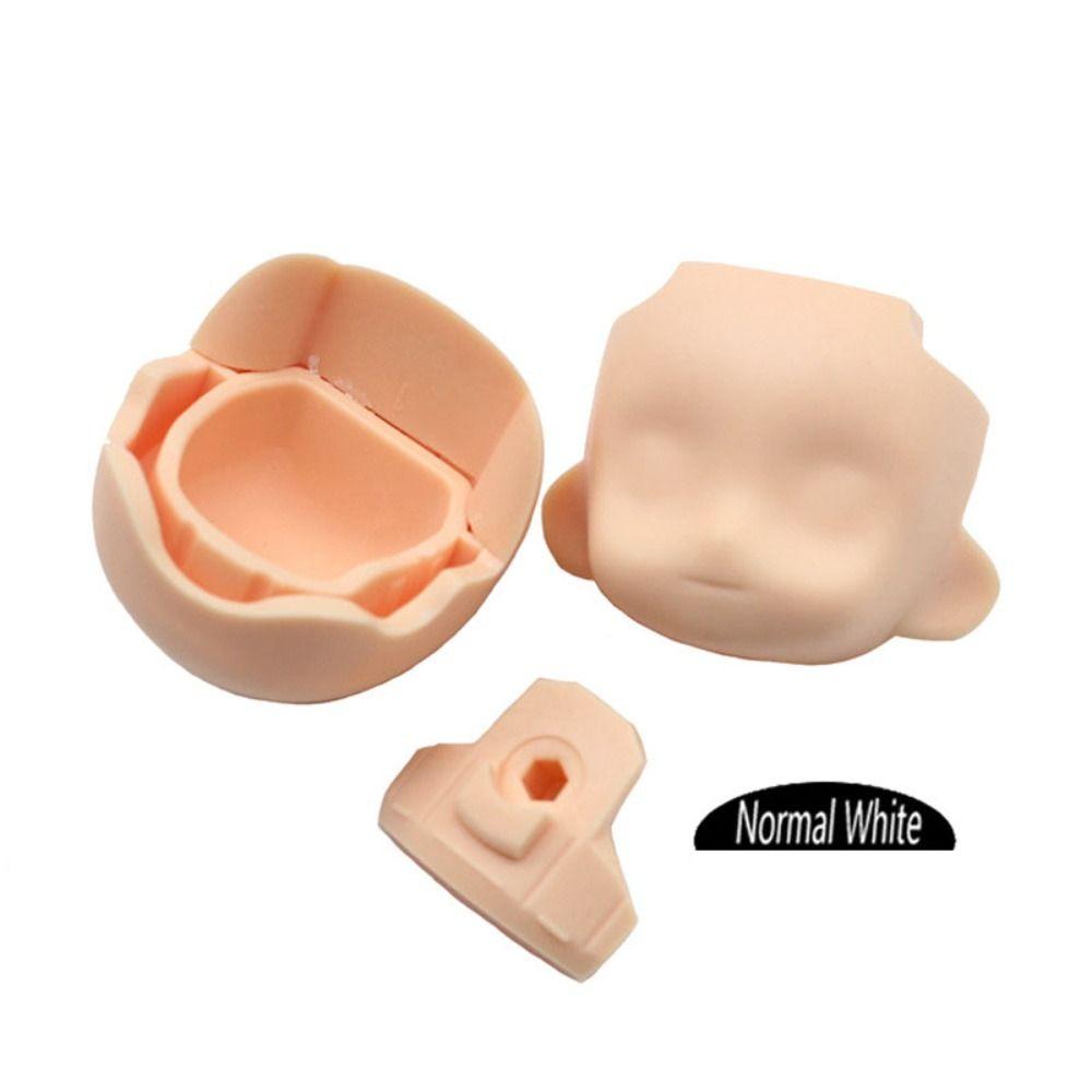 Cabeza de muñeca OB11 de 5 colores Resina Soporte facial para cabeza de muñeca GSC Apto para muñecas Obitsu11 GSC DOD/ Muñecas BJD 1/12