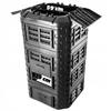 KADAX Garden Composter Modular 1260L Frost-resistant Year-Round Black