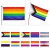 Colorful LGBT Flag 90x150cm/35x59inch Lesbian Gay Bisexual Transgender Flags