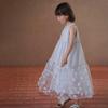 Hacikis Girls' Floral Halter Midi Summer Dress