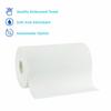 White Hardwound Paper Towel Roll 400ft 6 Rolls/Carton Absorbent Nonperforated GPC26610 by Georgia Pacific