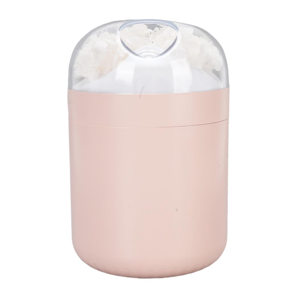 Eternal Flower Humidifier 2W 500ML Water   USB Powered Desktop Humidifier with 7 Color Light for Bedroom  