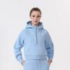 Women's Fleece-Lined Half-Zip Hoodie for Autumn/Winter - Slimming, Sporty, Versatile.