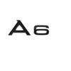 3D Letters Numbers Emblem for Audi A3 A4 A5 A6 A7 A8 Q2 Q3 Q5 Q7 Car Trunk Lid Nameplate Badge Logo Sticker Chrome Glossy Black
