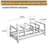 GOWKE Stainless Steel Commercial Chopping Board Rack