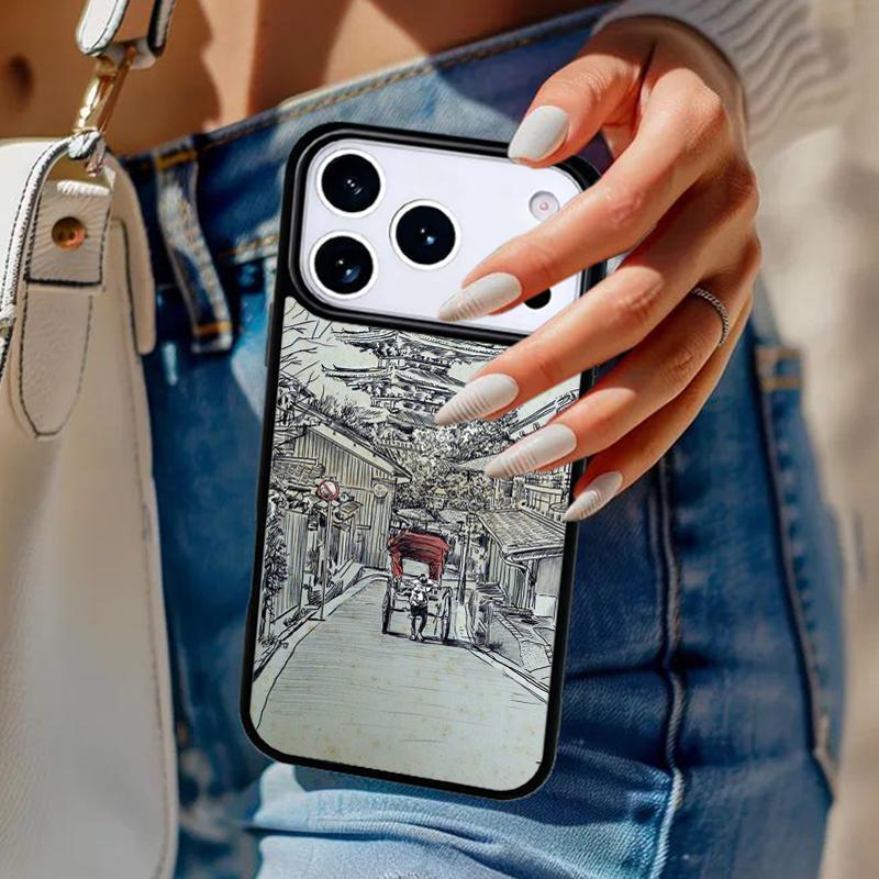 Kyoto Japan Old Capital Phone Case For iPhone 17 Air 14 15 13 12 Max Cover For Apple 14 15 16 16e 11 Pro Max Plus