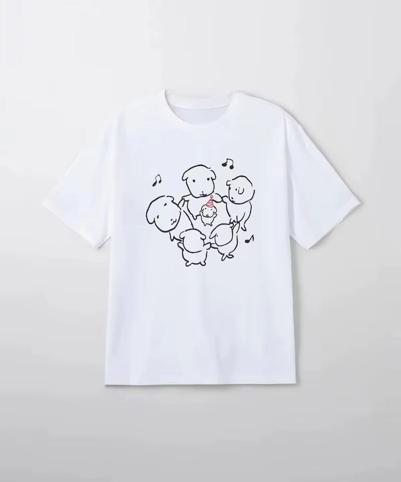 Sommer Neues Muster Gedrucktes T-Shirt Geeignet für Unisex Und Unisex Hergestellt Aus Reiner Baumwolle Modisches Und Vielseitiges T-Shirt