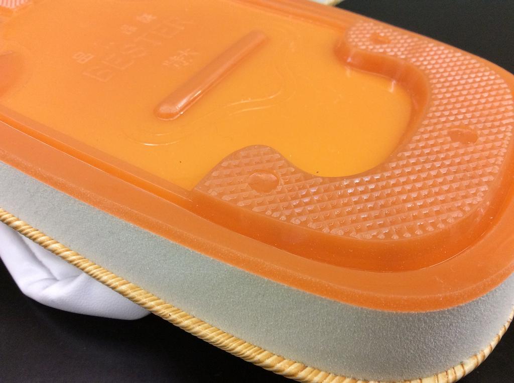 [Setta (Japanese sandals)] [Amber sole, sponge, tatami-style base, white thong, made in Japan (L)]