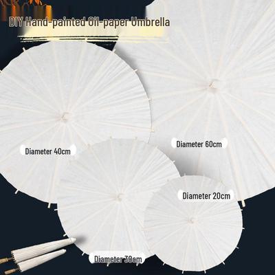 DIY Children's Oil-Paper Umbrella: Hand-Painted Graffiti Decoration, Ancient Style