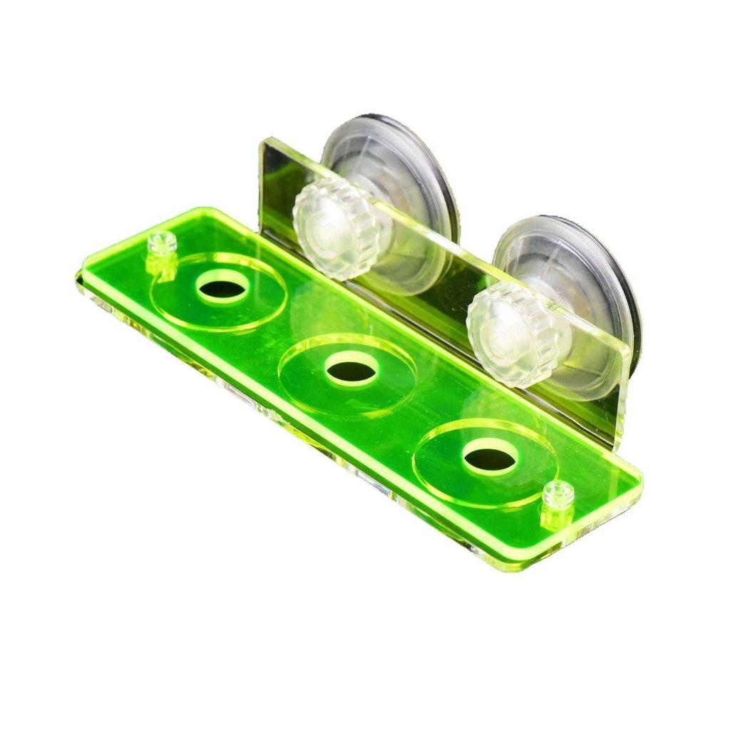 Fluorescent Acrylic Coral Propagation Base with Suction Cups for SPS and Soft Corals.