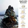 Elegant Golden Anchor Printed Blanket: Perfect for Cozy Nights and Festive Gifting - Available In Various Sizes