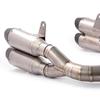 Yibai Ke Titanium Alloy Exhaust for Z1000 Motorcycle - Modified Full Front Section