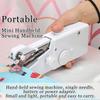 Tragbare Mini-Handnähmaschine für den Haushalt, schnurloses elektrisches Nähset, schnelle Reparatur von Kleidung, Nähwerkzeug für Handarbeiten