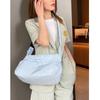 IELGY large-capacity leisure bag, waterproof and wear-resistant Oxford cloth shoulder bag commuter oblique span bag, Korean version leisure nylon bag