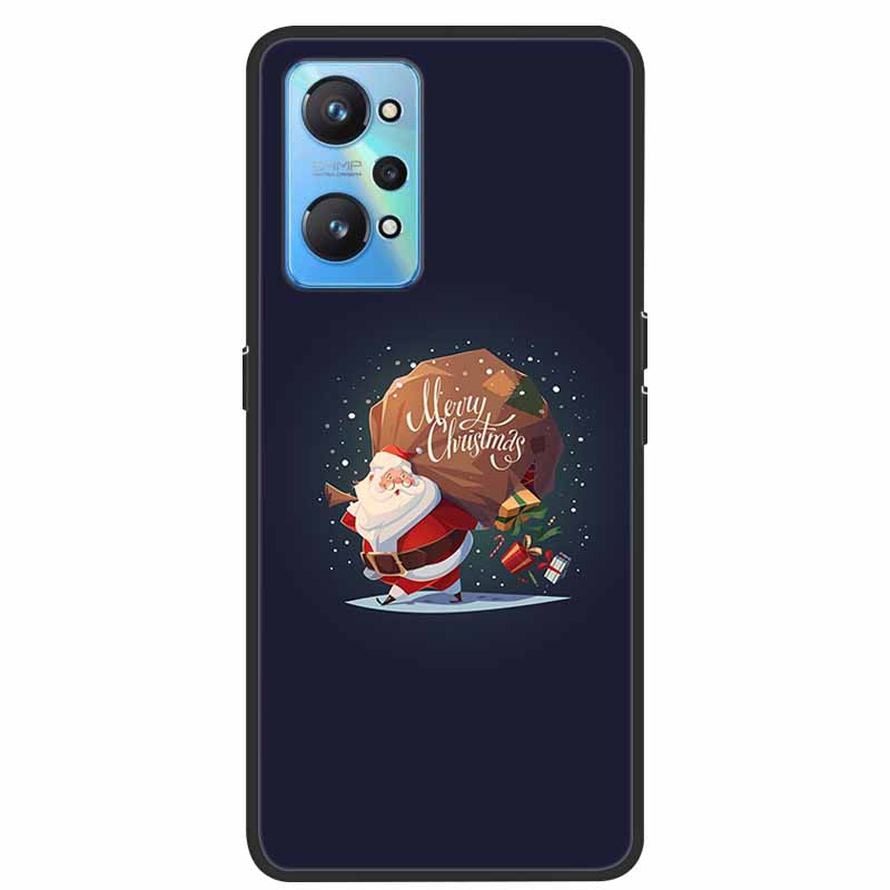 Christmas Cover For Realme GT Neo 2 2T 3 3T Cases Lovely Soft TPU Silicone Covers for Realme C21Y C25Y Q5 Pro Neo2 Neo3 Neo2T