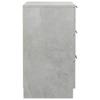 Nightstand Concrete Grey 40 X 36 X 65 Cm