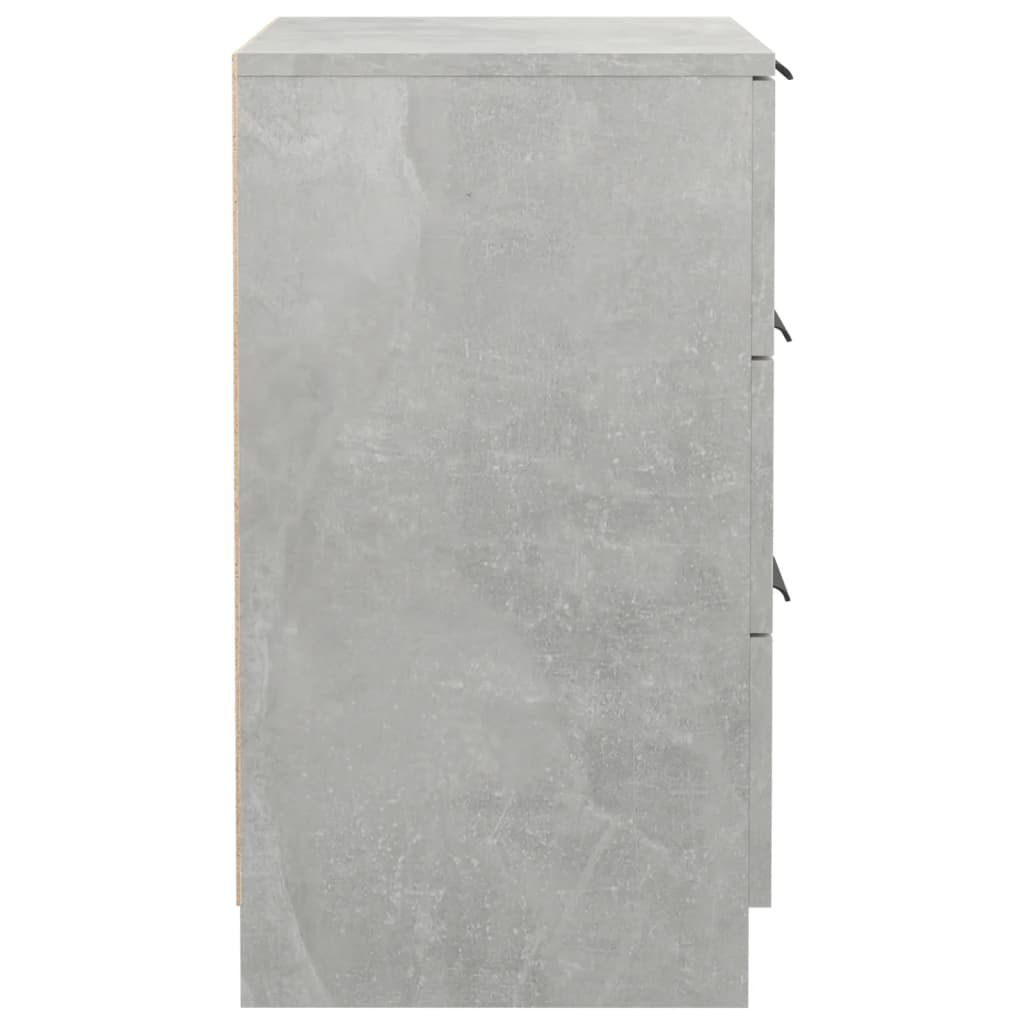 Nightstand Concrete Grey 40 X 36 X 65 Cm
