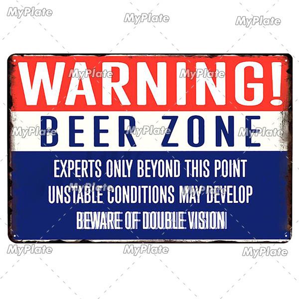 Letrero de Metal creativo para cerveza, placa Vintage, placa de letrero de lata para cerveza fría, decoración de pared para Bar, Club, hombre, arte rupestre, póster personalizado