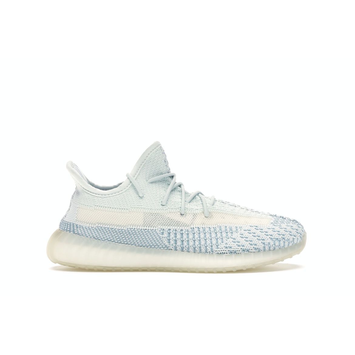 

adidas Yeezy Boost 350 V2 Kids Cloud Белые детские кроссовки с антибликовым покрытием FW3051