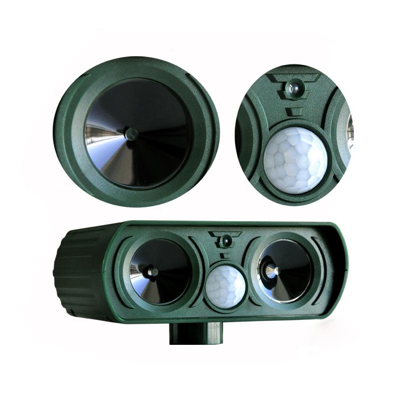 Temixi Solar-Powered Infrared Cat and Dog Repeller