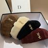 Vsl Paris Catwalk Autumn Octagonal Beret High Quality Big Hat Frosted Leather Painter Hat