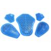 Insert Silica Gel Honeycomb Armor Back Elbow Shoulder Protector Pads For Motorcycle Riding Shirt Jacket Replacement A Set Of 5