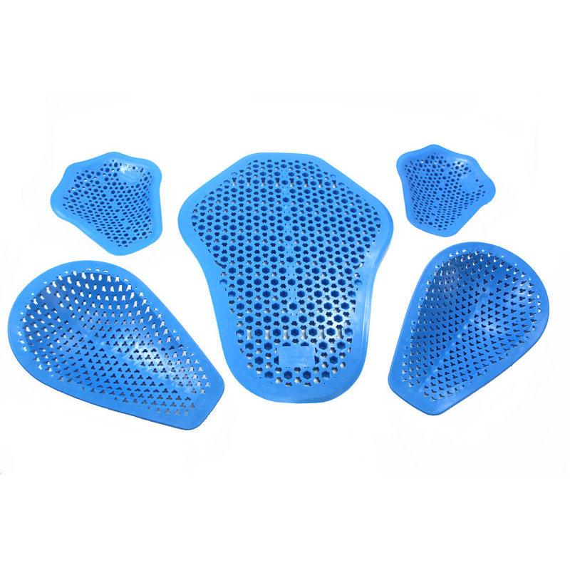 Insert Silica Gel Honeycomb Armor Back Elbow Shoulder Protector Pads For Motorcycle Riding Shirt Jacket Replacement A Set Of 5