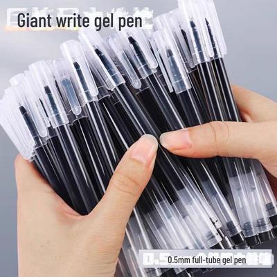 Penna Gel Gigante 0,5 mm - Grande Capacità, Punta a Ago Asciugatura Rapida per Ufficio ed Esami