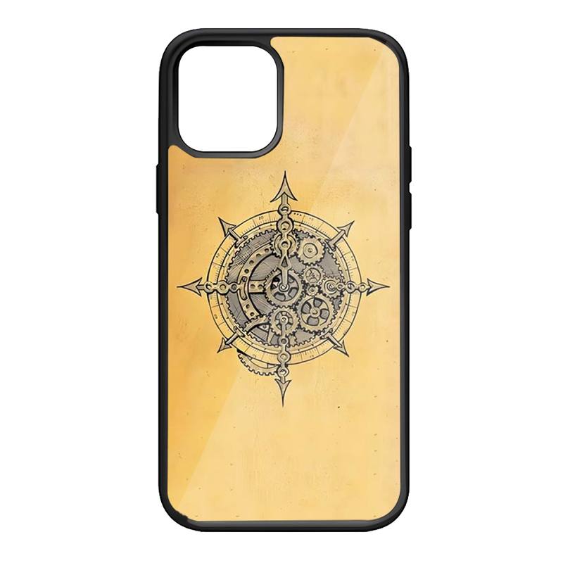 Compass Phone Case For Samsung S7 S8 S9 S10 S20 S30 Edge Plus Note 7 5 8 9 10 20 Pro Shell Silicone PC+TPU Cover