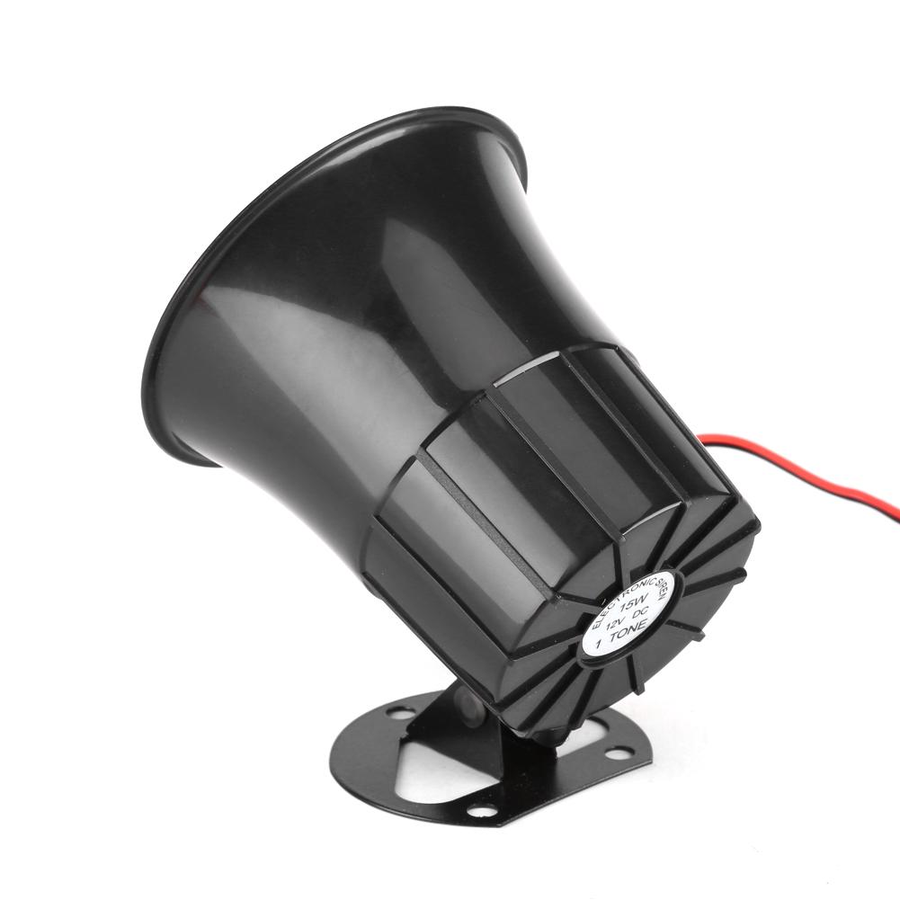 DC12V 15W Kabelgebundener Alarm Lauter Ton Hupe mit Halterung für Heim-Sicherheitssystem