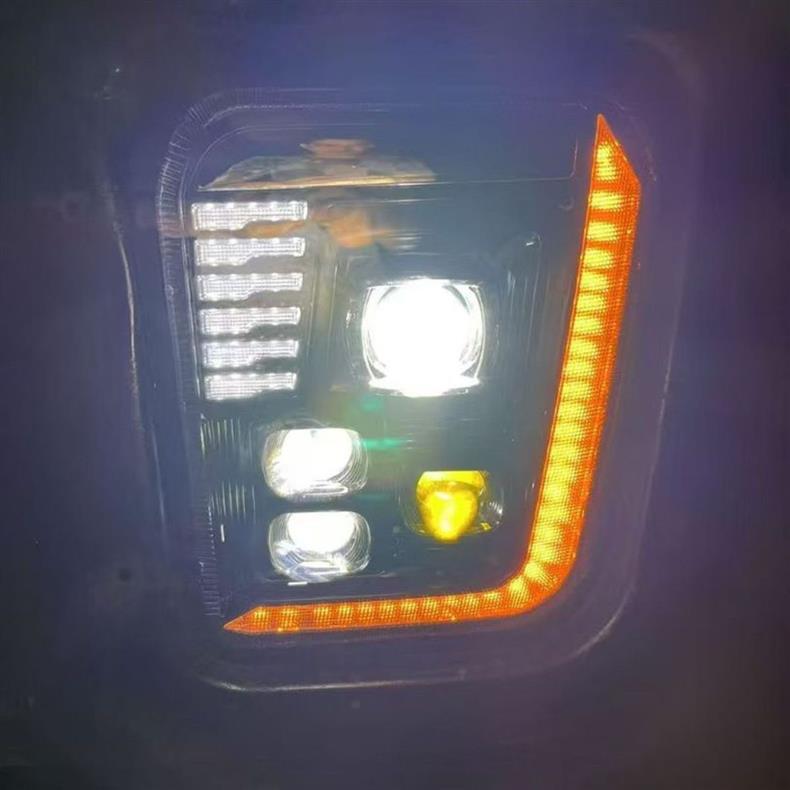 SAIC Hongyan JieShi LED Super Bright Headlight Assembly for King Kong M500 C100 C500 Multi-Projector
