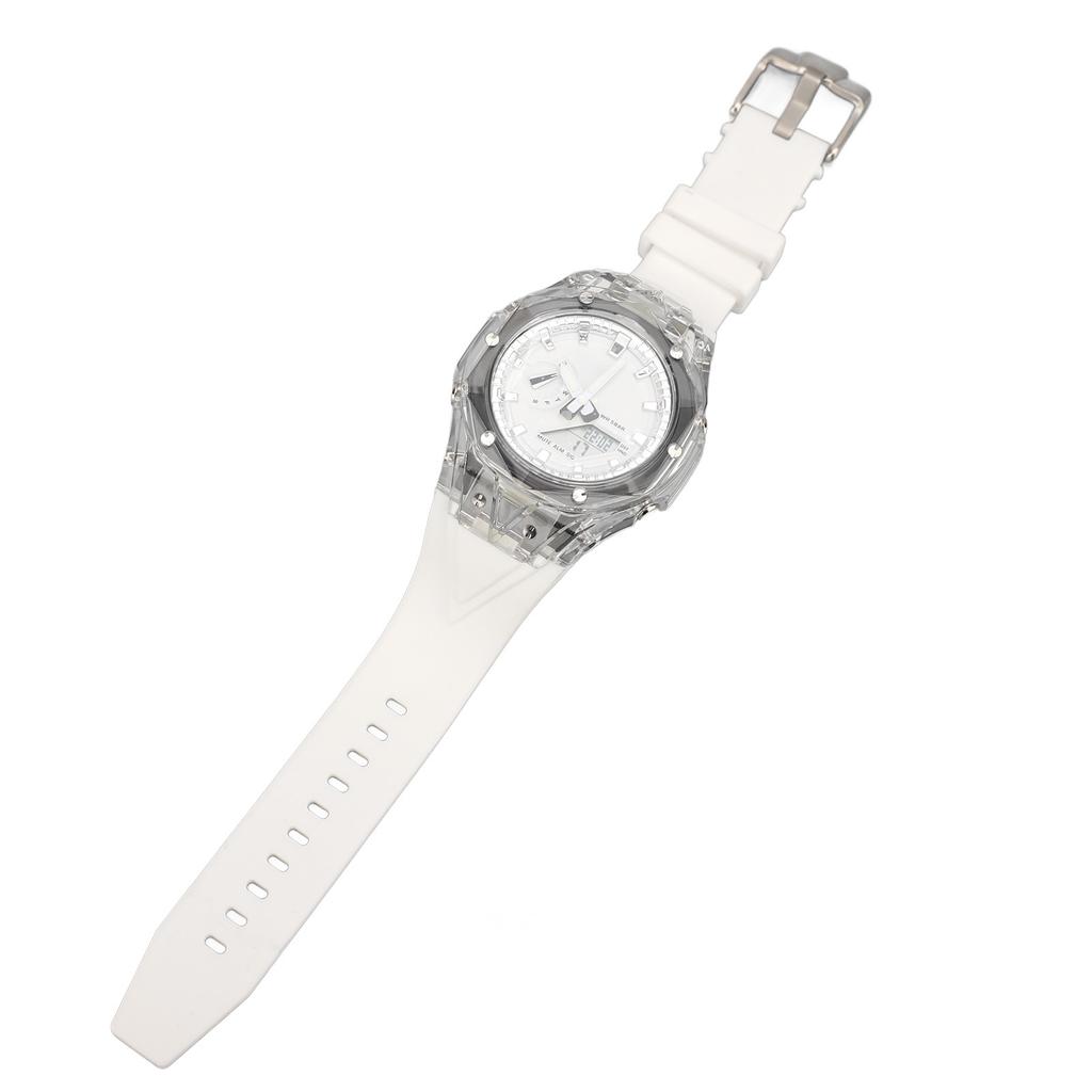 Digital Wrist Watch Water Proof Backlight 12/24 Hour LED Watch Countdown Timer Stopwatch Alarm Dual