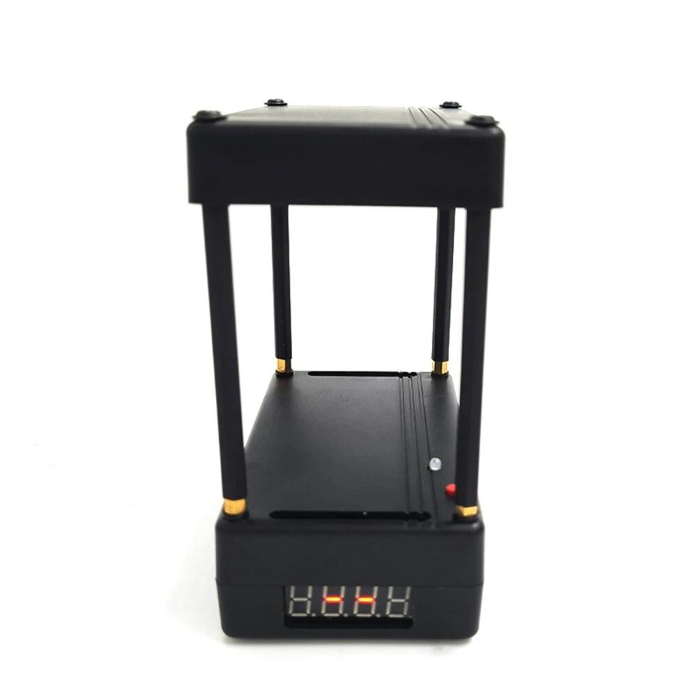 

Високочутливий багатофункціональний пристрій для стрільби Вимірювач швидкості м’яча Вимірювання енергії Стрільба Хронограф Швидкість кулі чорний