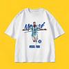 2026 Messi Weltmeisterschaft Locker sitzendes Eis Seiden Freizeit Kurzarm T-Shirt
