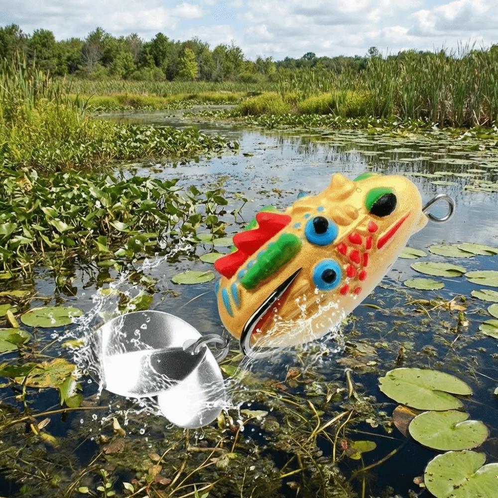 Wobbler Simulation Fish Lures Set Lifelike Bionic Frog Lures Mini Frog Soft Bait Set  Sea Fishing